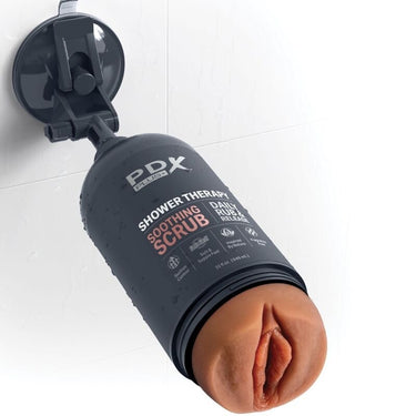 Shower Therapy: Stimolatore discreto con ventosa e dettagli realistici